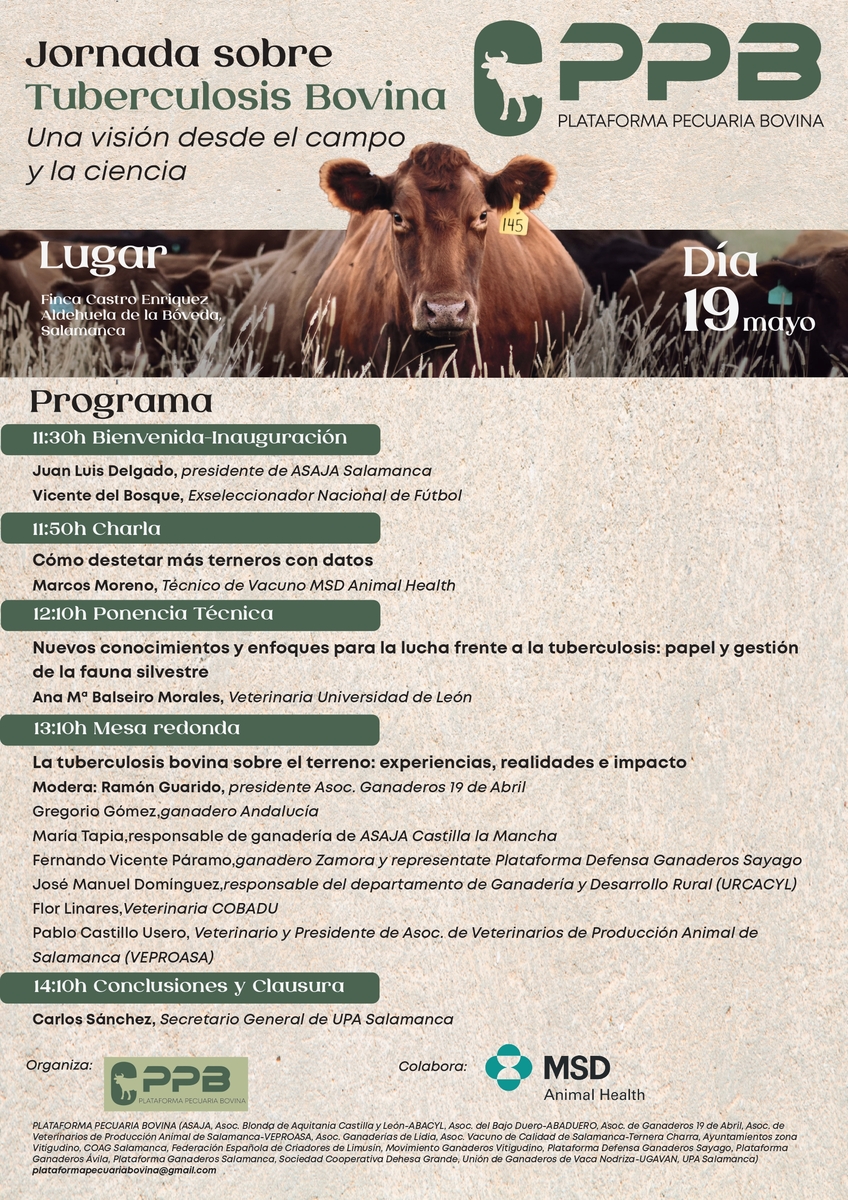 Folleto sobre la tuberculosis bovina