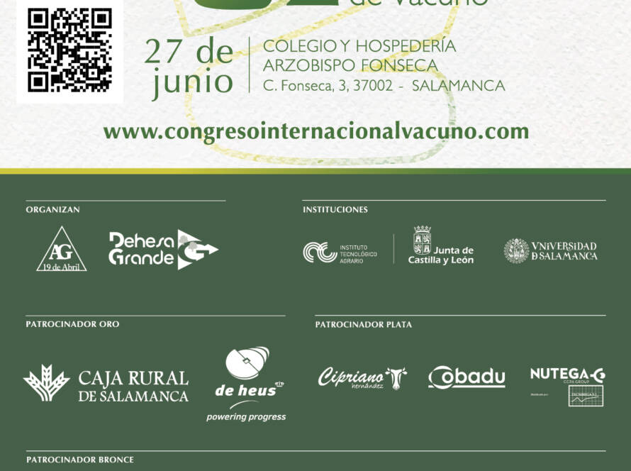 Folleto sobre el segundo congreso internacional de vacuno