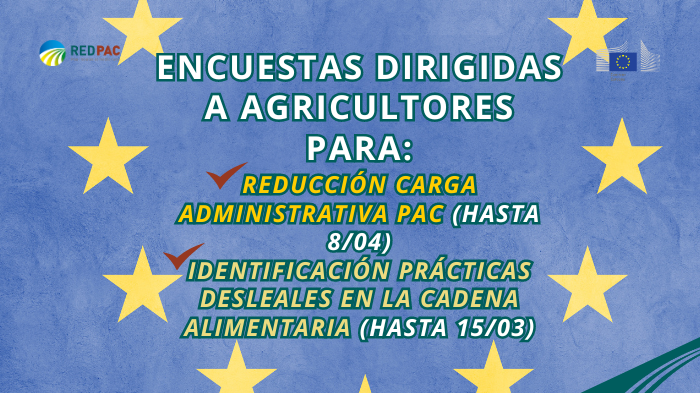 Imagen con información de las encuestas para los agricultores