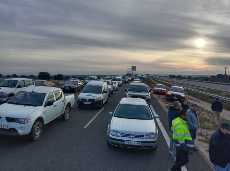 Imagen sobre la movilización del sector