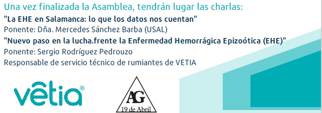 Imagen con información sobre las charlas una vez finalizada la asamblea
